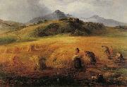 John MacWhirter Harvesting in Arran Spain oil painting artist